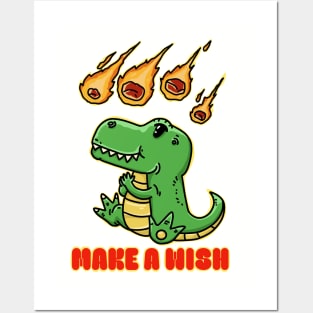 Make a Wish Dino Posters and Art